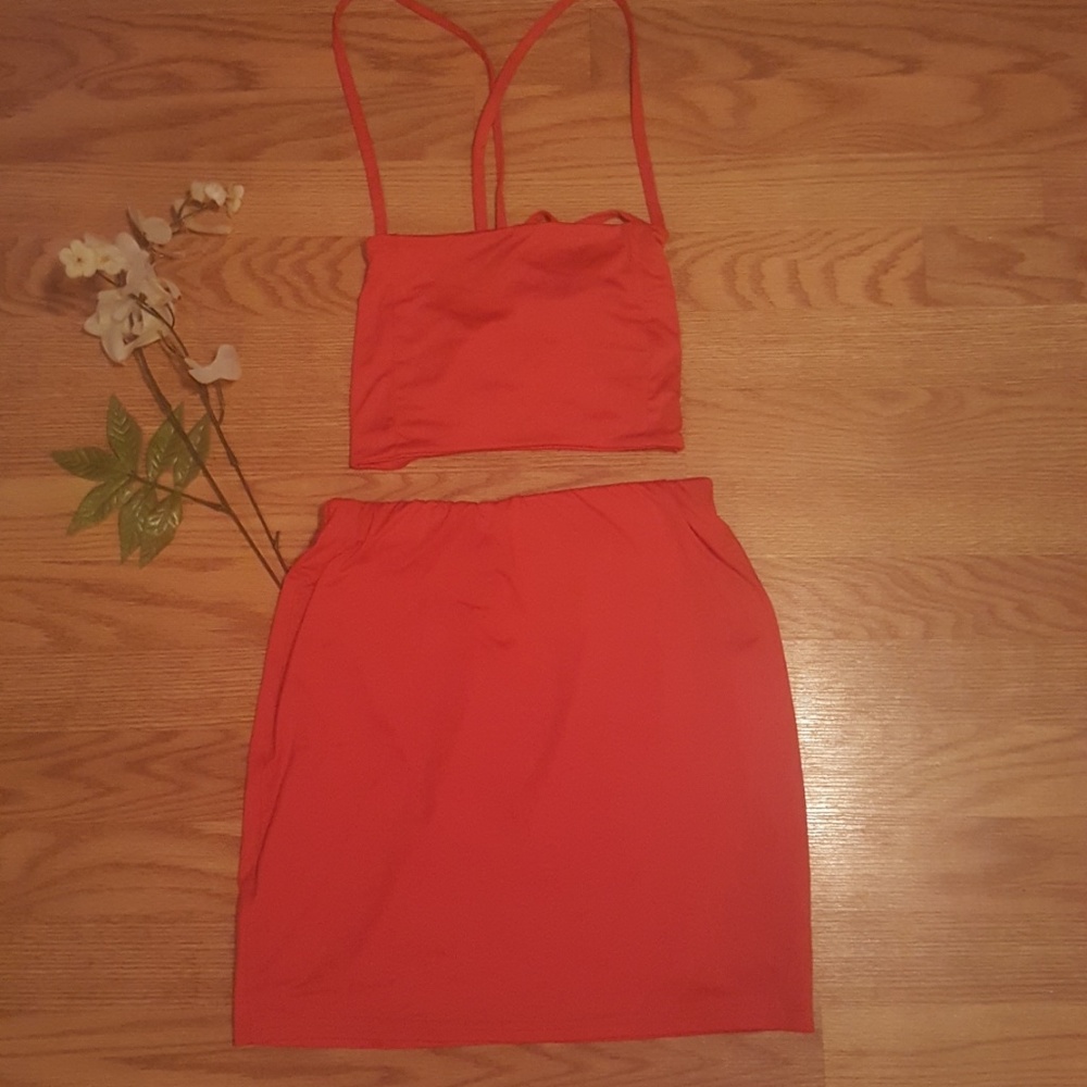 Crop Top Co-Ord Set - Picture 3 of 7